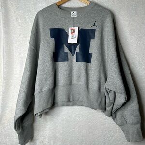 Jordan Gray and Blue Graphic Tee